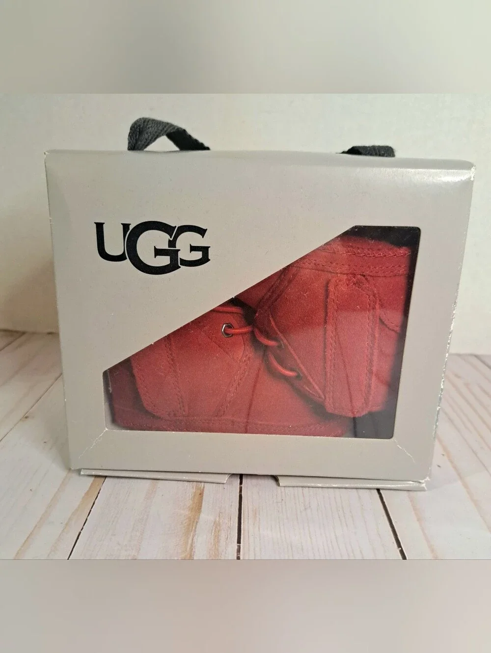 UGG Baby Neumel Red Baby Booties NIB